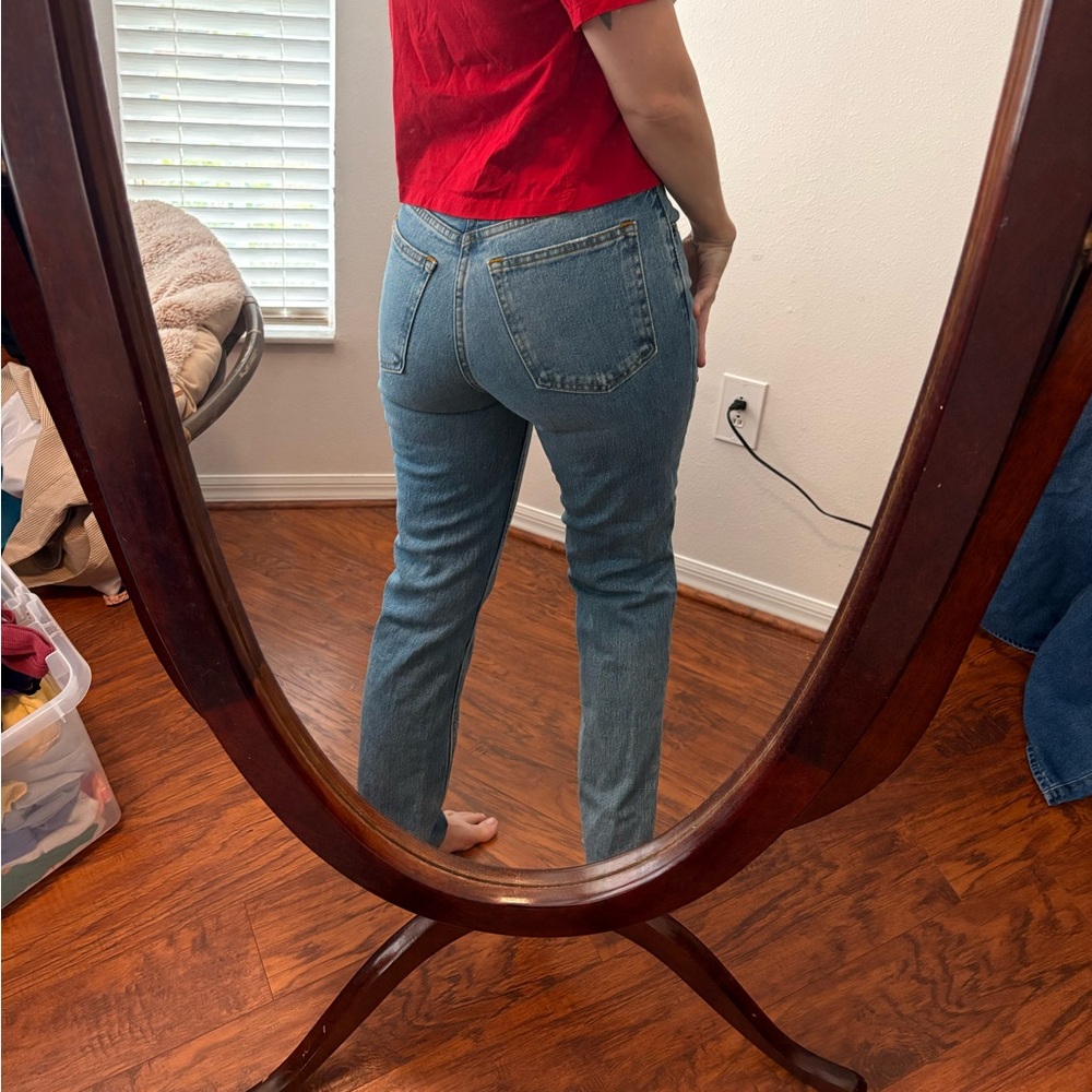 Abercrombie and fitch the 90’s ultra high rise straight jean - Picture 2 of 4